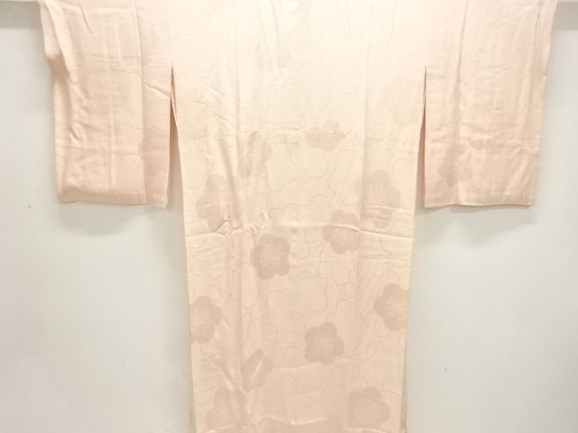 梅模様織り出し長襦袢(刺繍衿付き)